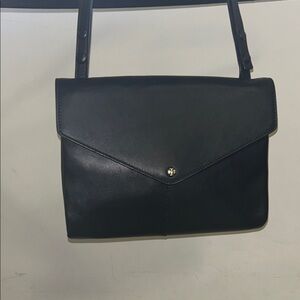 Tory Burch Black Leather Crossbody/Shoulder purse